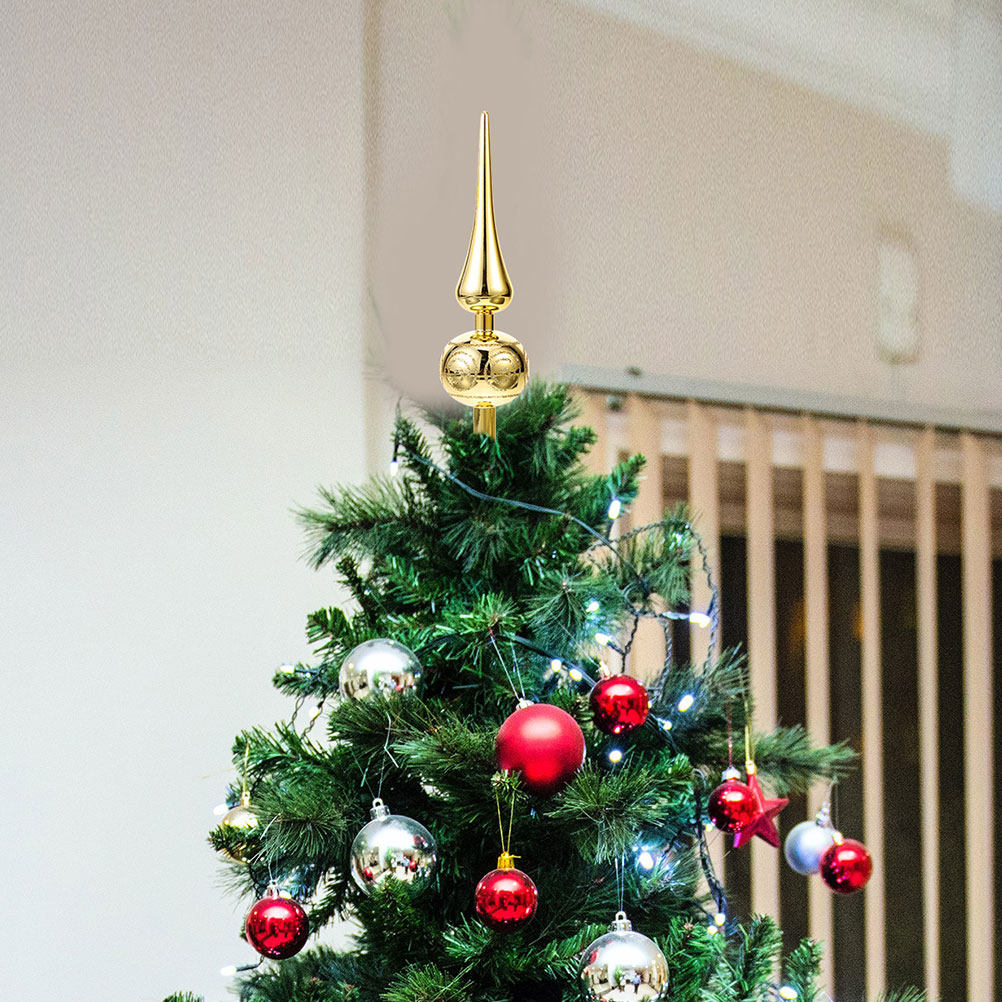Star Tree Topper - 2 Adet Noel Ağacı Üst Süsü
