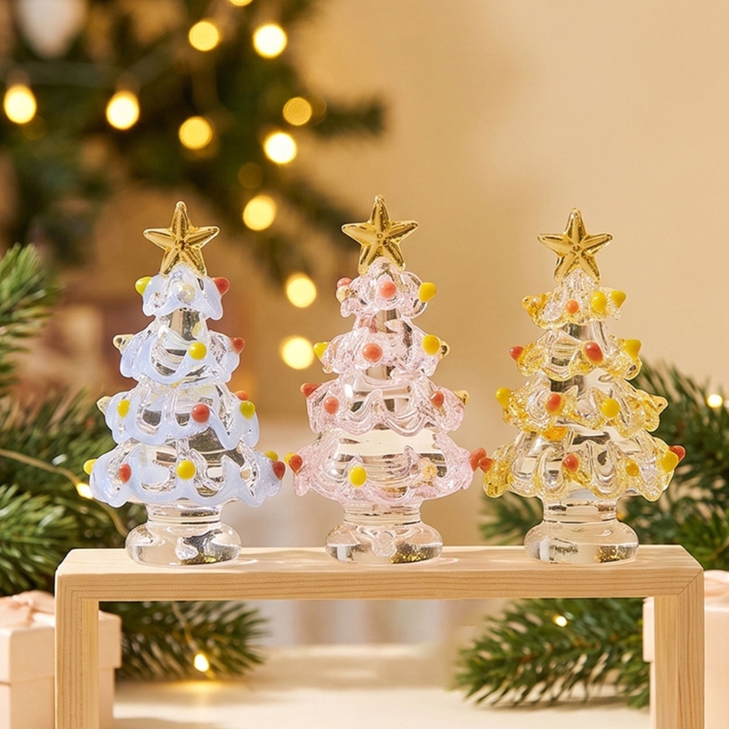Star Tree Topper - Tatil Üstü Dekorasyonu, Yükseltilmiş Çelenkli Minyatür