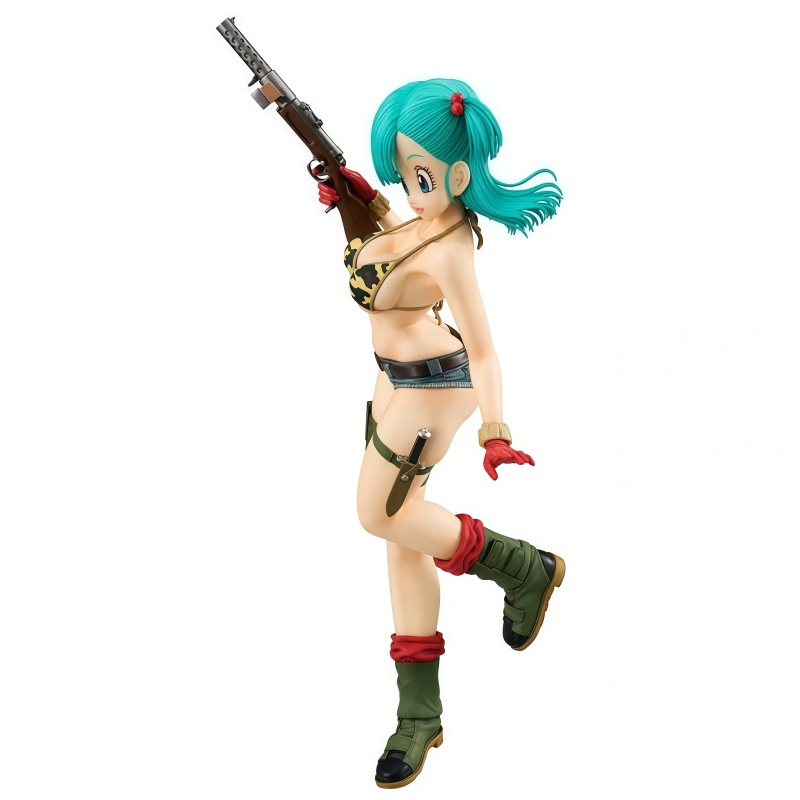 Ornament Ball Set - Sevimli Dragon Ball Z Bulma heykelcik