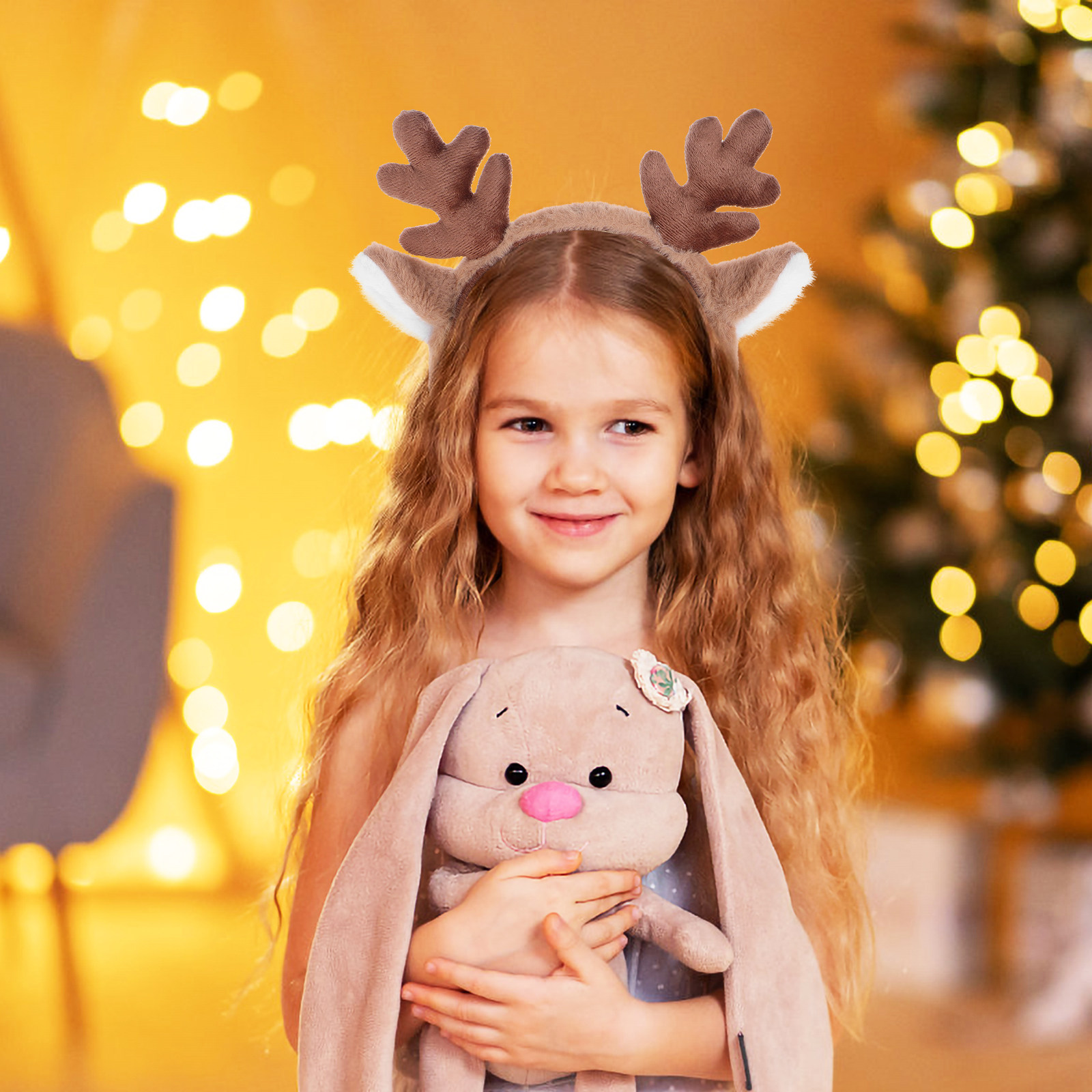 Reindeer Antlers Headband - Noel Taç Bandı Geyik Boynuzu Geyik