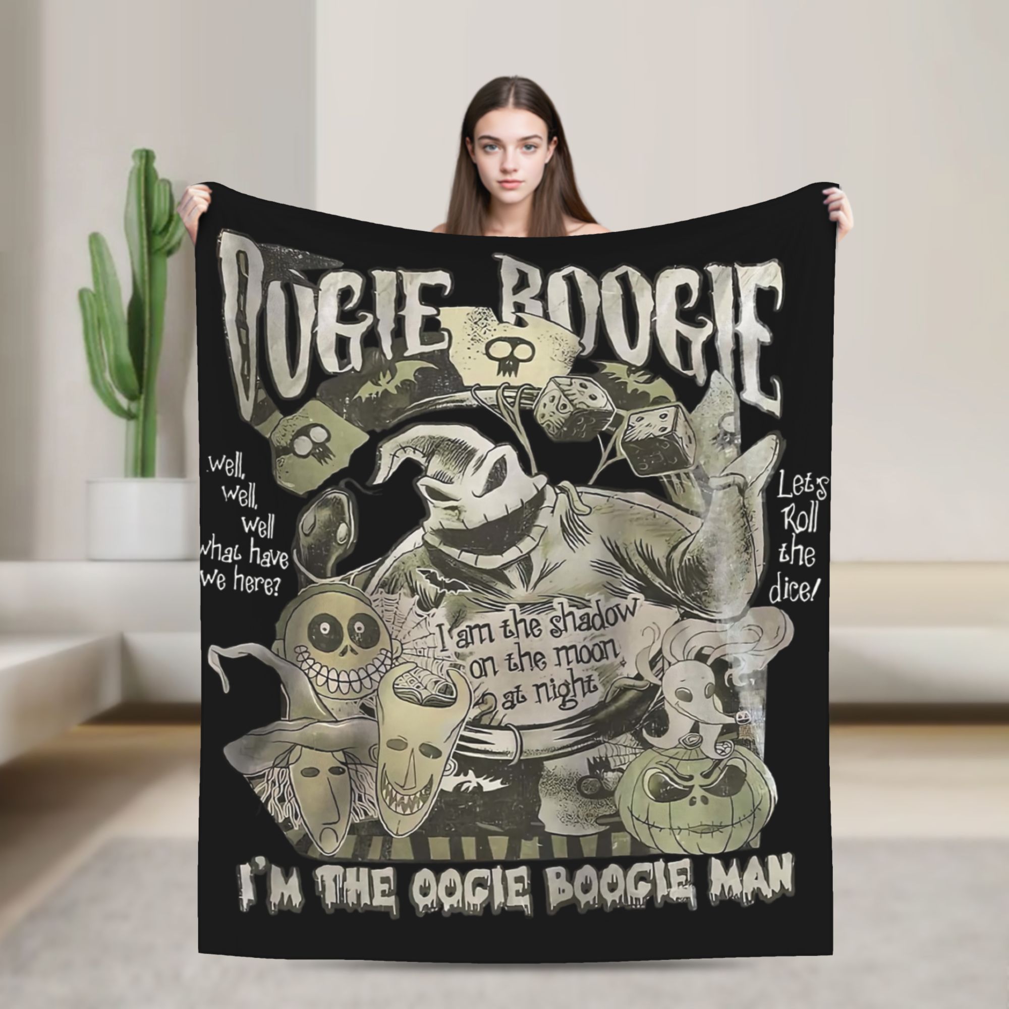 Noel Öncesi Kabus Flanel Batta - Christmas Throw Blanket incelemesi ve fiyatı