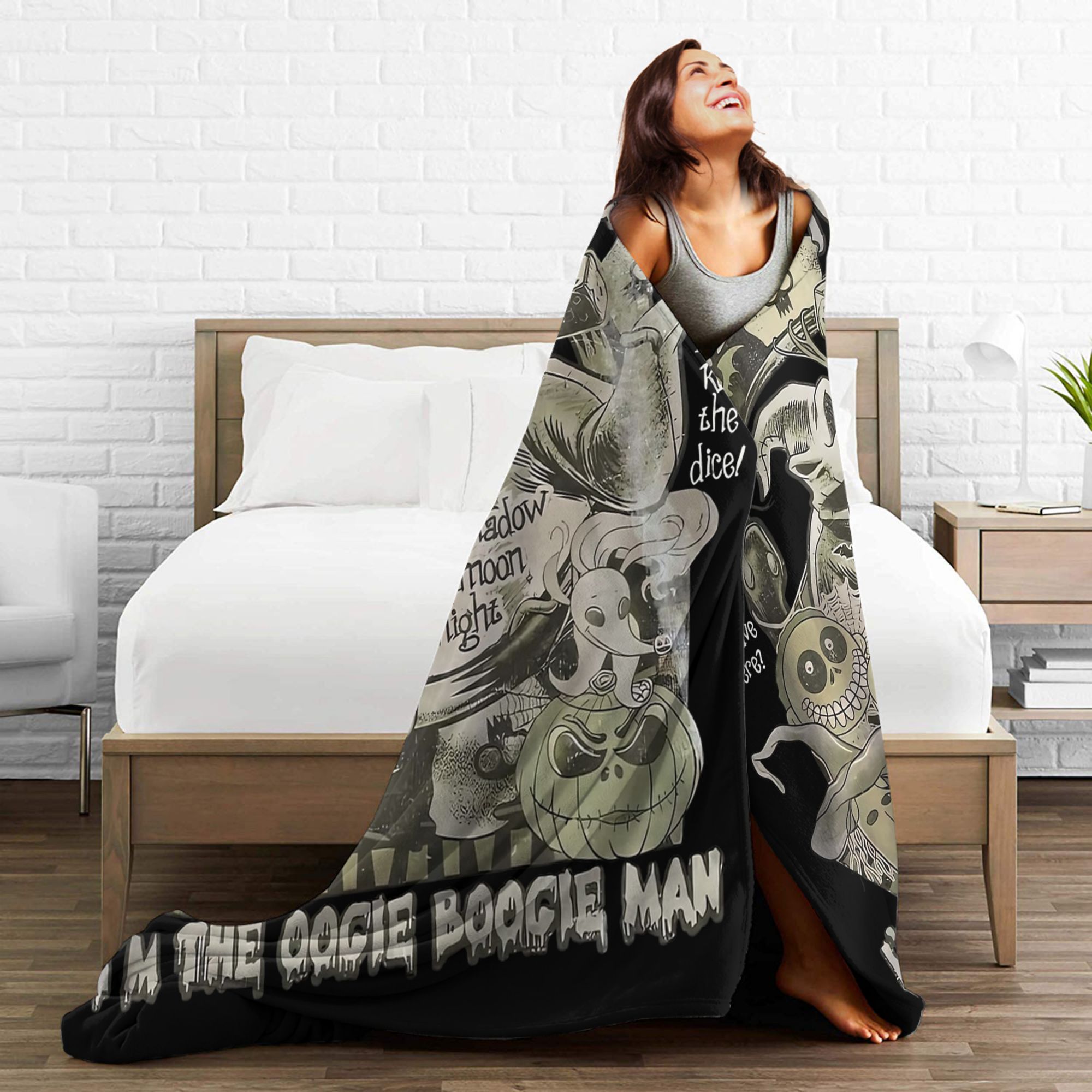 Noel Öncesi Kabus Flanel Batta - Christmas Throw Blanket incelemesi ve fiyatı