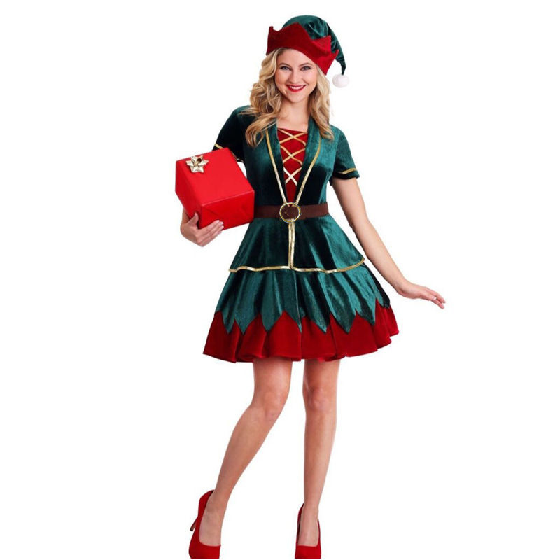 Karnaval Çifti Noel Maskotu Ko - Elf Costume Christmas incelemesi ve fiyatı