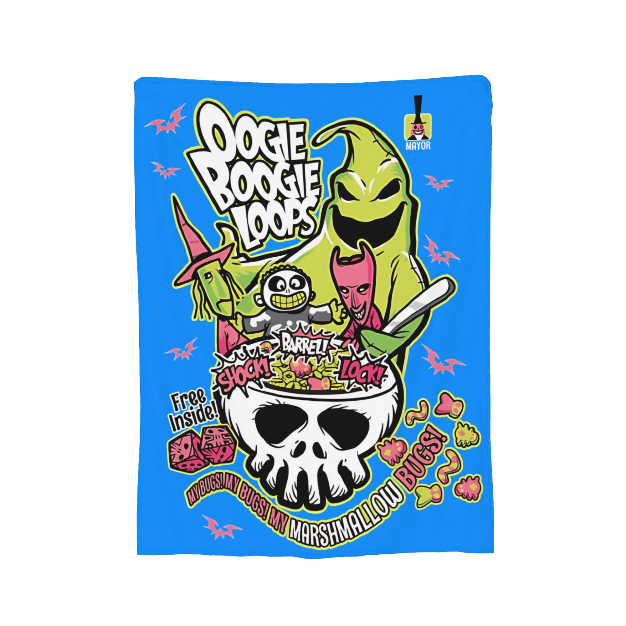 Oogie Boogie Loops Cadılar Bay - Christmas Throw Blanket incelemesi ve fiyatı