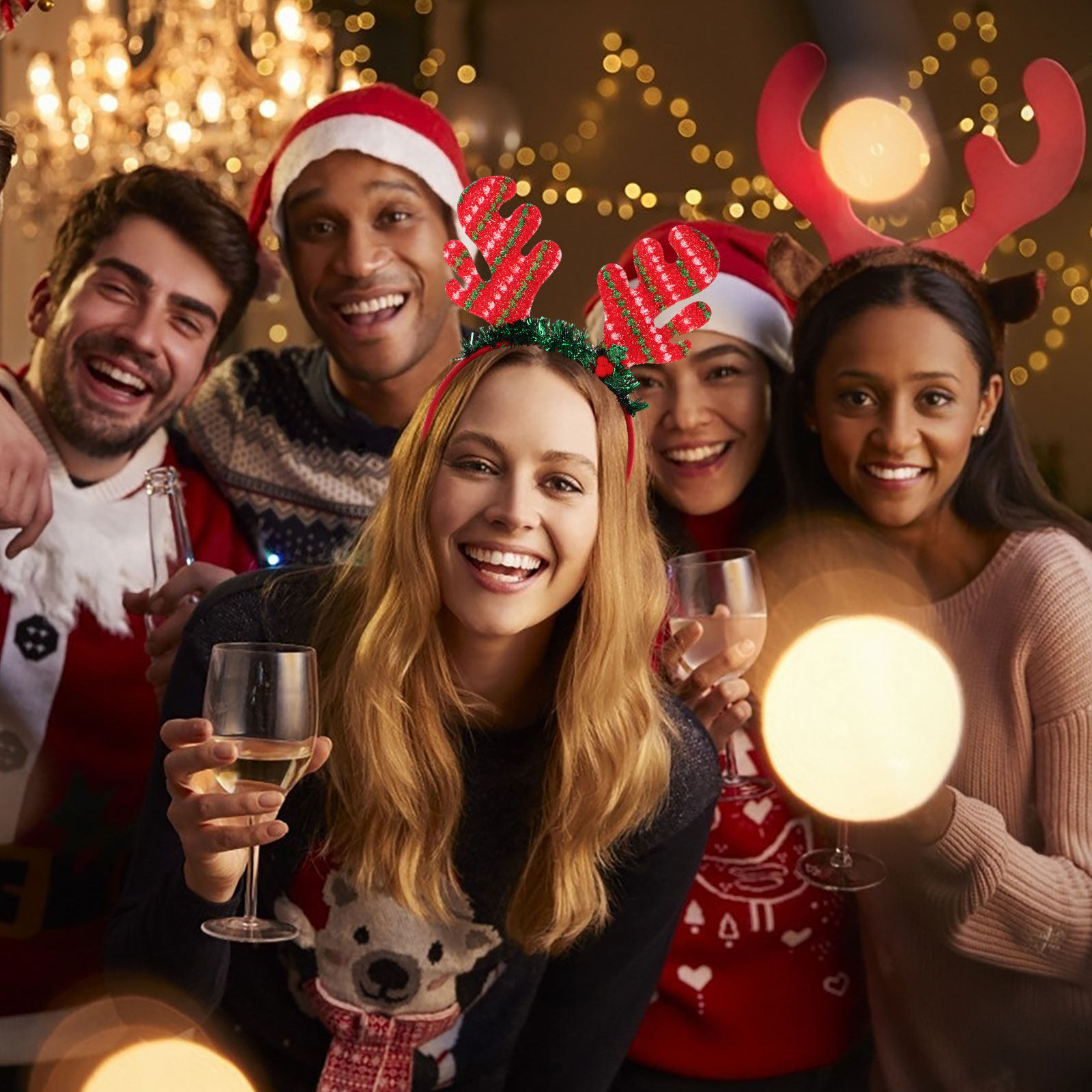 Noel Geyiği Boynuzu Taç Bandı  - Reindeer Antlers Headband incelemesi ve fiyatı