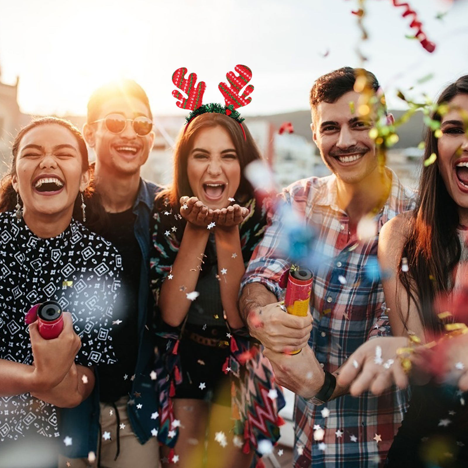 Noel Geyiği Boynuzu Taç Bandı  - Reindeer Antlers Headband incelemesi ve fiyatı